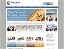 Tablet Screenshot of integritysolutionsindia.com